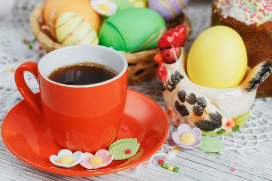 How to make an Easter themed coffee drink for family and friends.